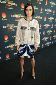 Jennifer Connelly Tries Her Hand At Futuristic Glam In Metallic Pumps