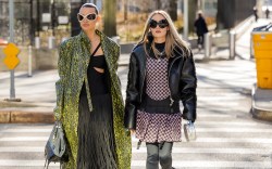 New york fashion week, nyfw, nyfw fall winter 2023, nyfw street style, street style nyfw, street style, street style fashion, influencer, fashion influencer, fashion social media, fashion trends, street style trends, trends, fall 2023 trends, runway, shoes, style, personal style, NEW YORK, NEW YORK - FEBRUARY 11: Guests outside Area during New York Fashion Week on February 11, 2023 in New York City. (Photo by Christian Vierig/Getty Images)