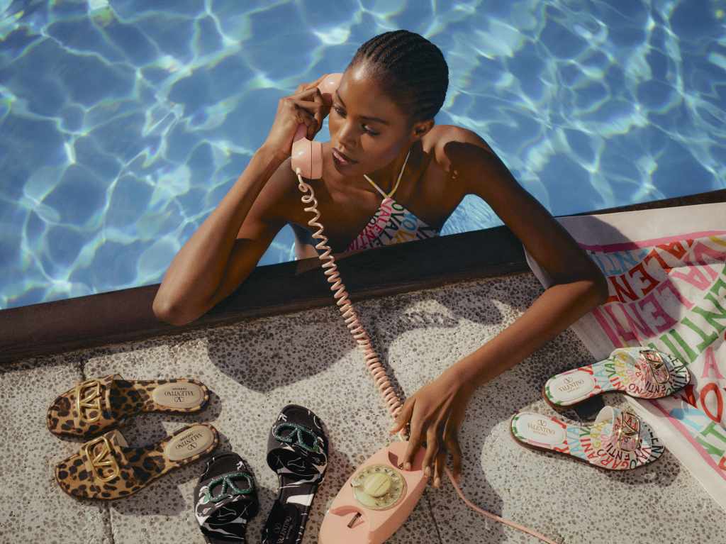 Valentino Escape Collection Launches at Saks in North America – Footwear News - Vimarsana News