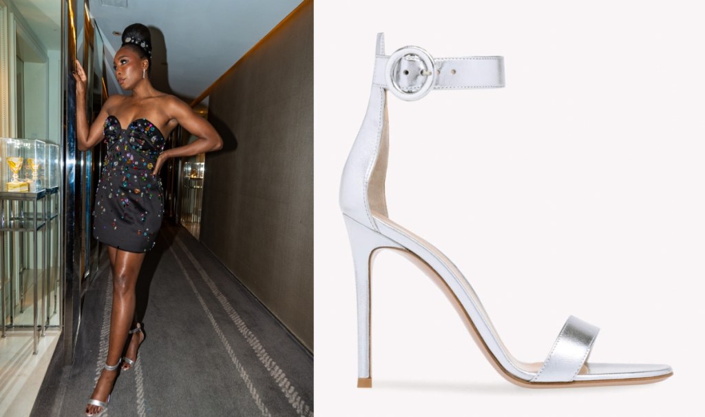 Venus Williams Wears Silver Gianvito Rossi Shoes to Met Gala 2024 ...