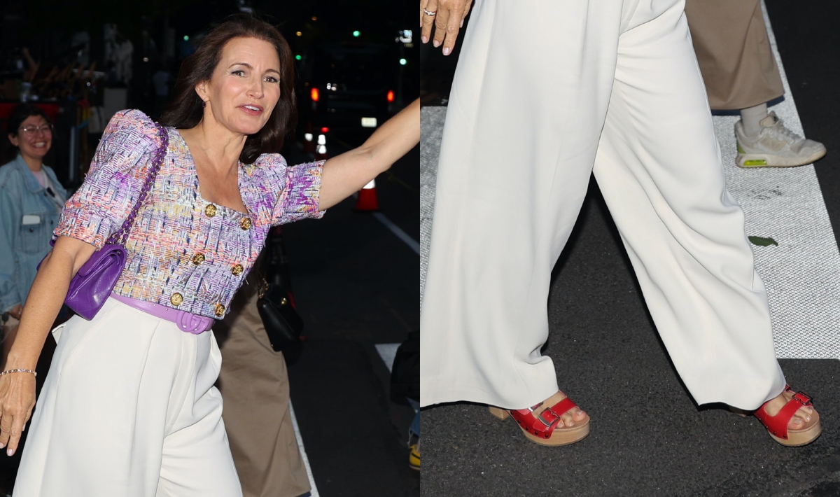 Kristin Davis Demonstrates Versatility With Chic Shoes for AJLT – Footwear News - Vimarsana News